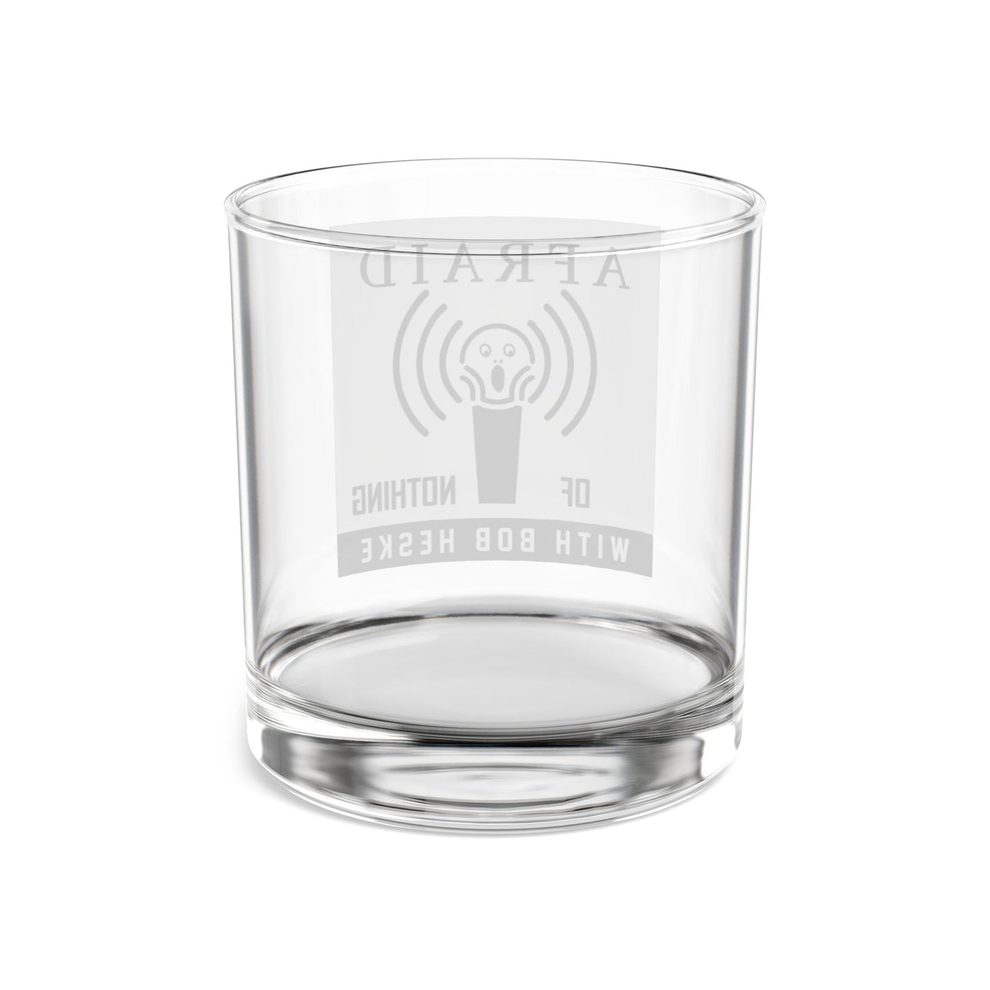 Rocks Glass, 10oz (Afraid of Nothing Logo)